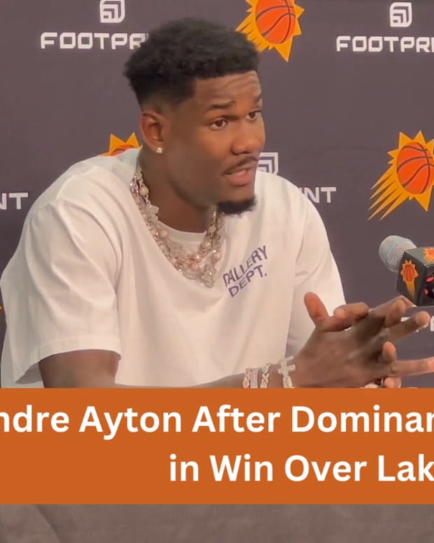 Deandre Ayton After Dominant Double-Double in Win Over Lakers